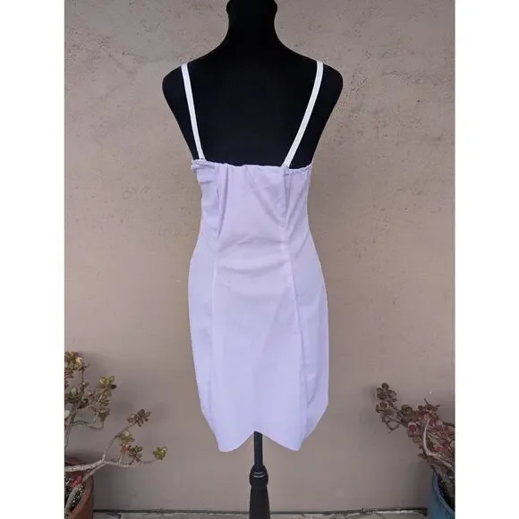 💜Handmade Fairy Pixie Dress – Lavender with Floral Tulle – 36B Base - Picture 8 of 10